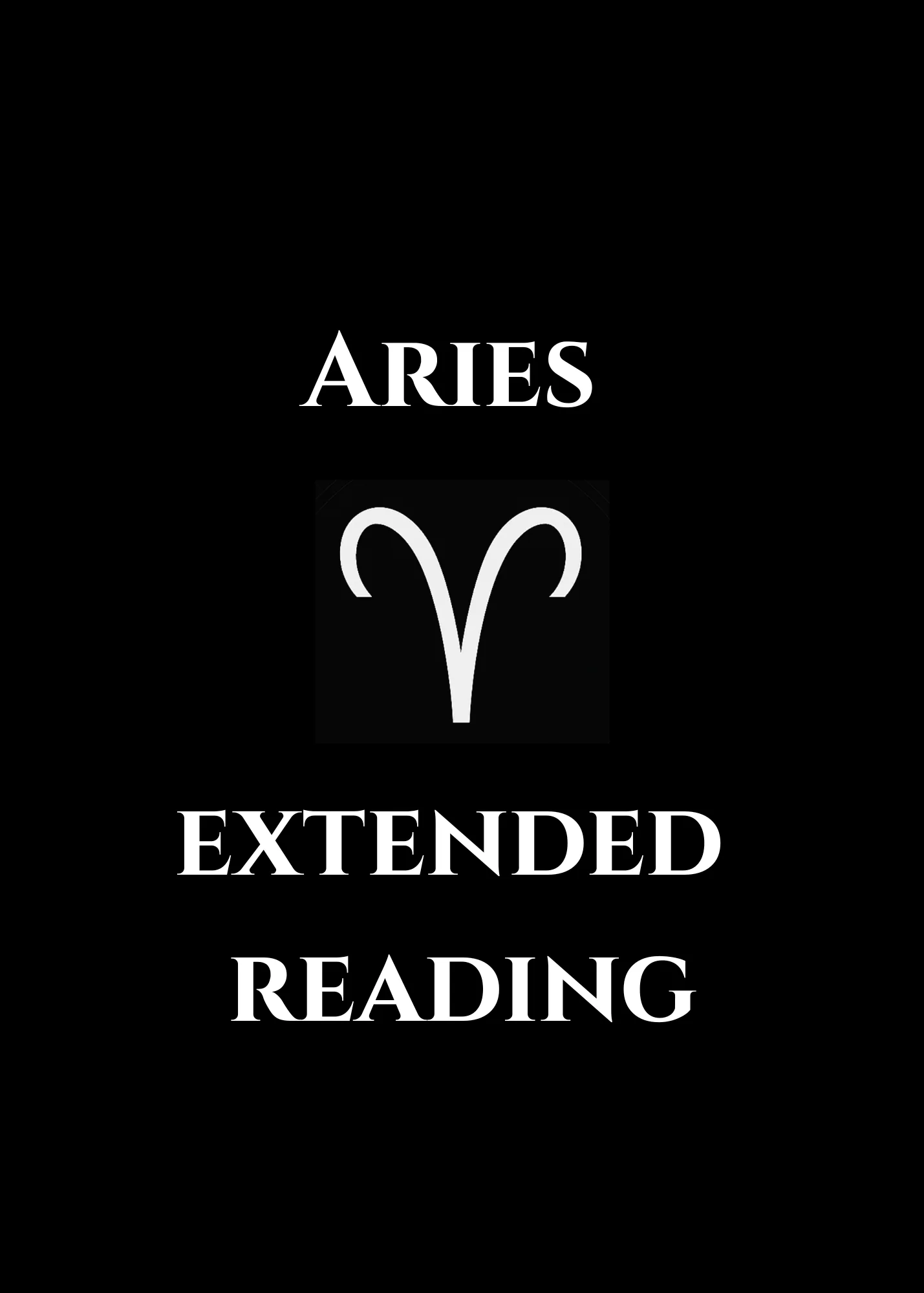 ARIES EXTENDED - 23-29 MAR TAROT